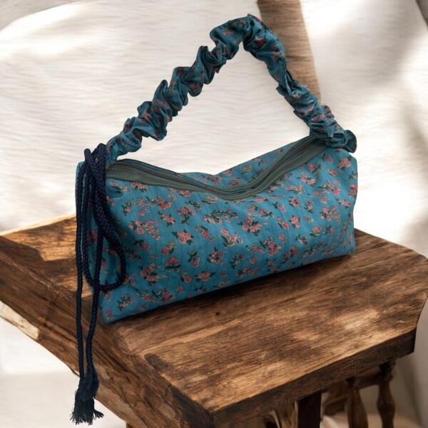 Lola Green Floral Shoulder Bag